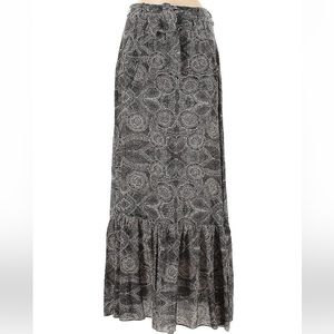 Anthropologie Lil Fossil Print Maxi Skirt